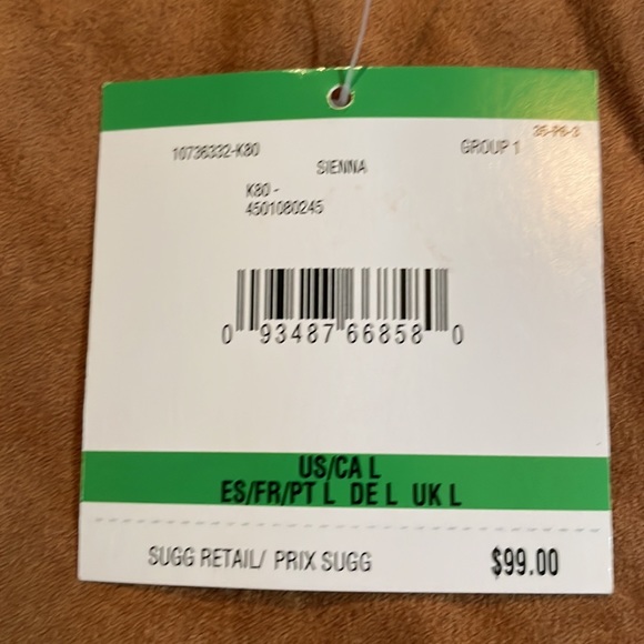 Anne Klein, Faux Seude Dress- Brown, Size Large NWT - Picture 4 of 5